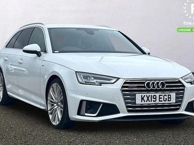 Used Audi A4 S-Line 190 HP (139 kW) 2019 White Estate