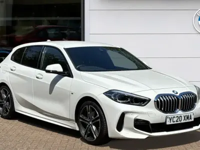 Used BMW 118 M Sport 138 HP (101 kW) 2020 White Hatchback