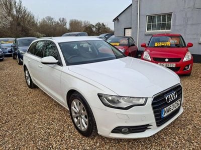 Used Audi A6 Design 177 HP (130 kW) 2013 White Estate