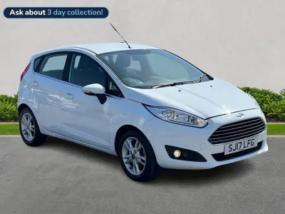 Used Ford Fiesta Zetec 2017 White Hatchback