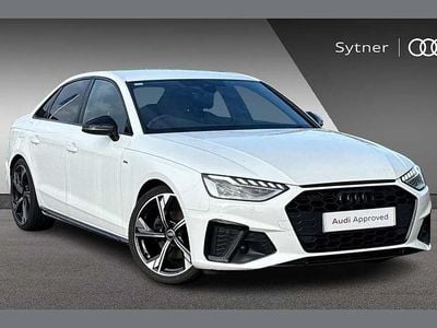 Used Audi A4 Black Edition 161 HP (118 kW) 2022 White Sedan