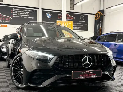 Used Mercedes A200 AMG line 150 HP (110 kW) 2023 Black Hatchback