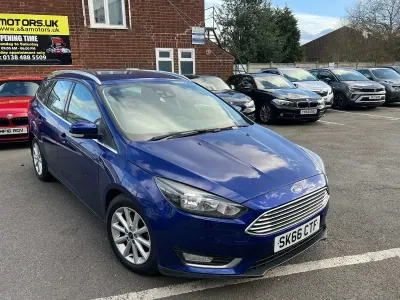 Used Ford Focus Titanium 125 HP (91 kW) 2016 Blue Estate