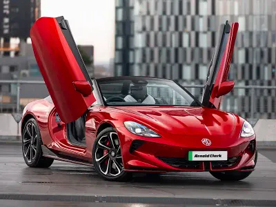 New MG Cyberster 375 kW (510 HP) 2025 Red Cabriolet