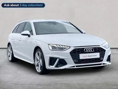 Used Audi A4 S-Line 204 HP (150 kW) 2024 White Estate