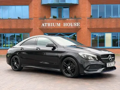 Used Mercedes CLA200 AMG line 2017 Black Coupe