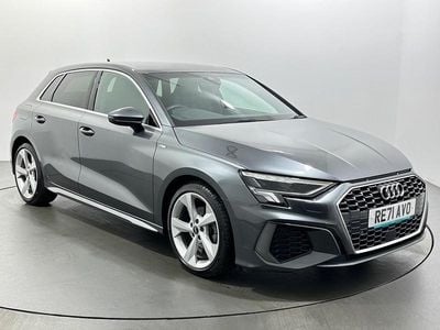 Used Audi A3 Sportback S-Line 110 HP (80 kW) 2021 Grey Hatchback