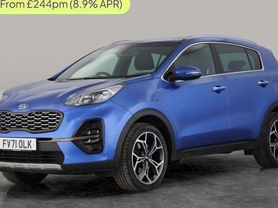 Used Kia Sportage GT-Line 177 HP (130 kW) 2021 Blue SUV