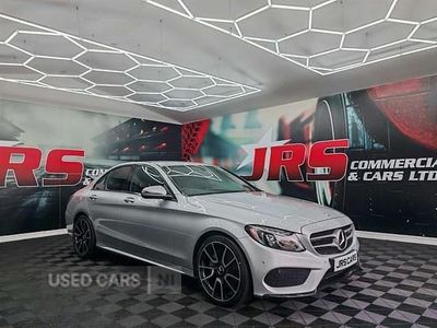 Używany Mercedes C220 AMG line 170 KM (125 kW) 2017 Srebrny Sedan/Limuzyna