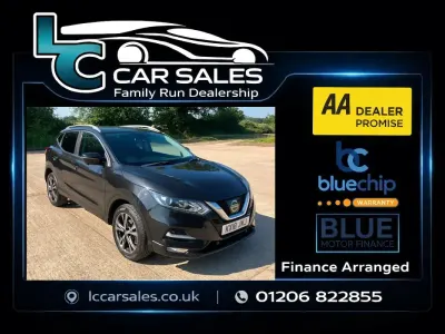 Used Nissan Qashqai N-Connecta 115 HP (84 kW) 2018 Black SUV