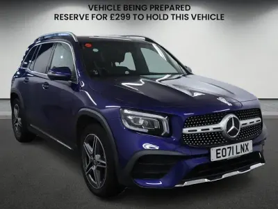 Used Mercedes GLB200 AMG line 163 HP (119 kW) 2021 Blue SUV