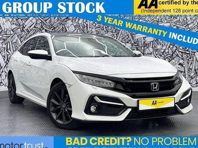 Used Honda Civic EX 126 HP (92 kW) 2021 White Hatchback