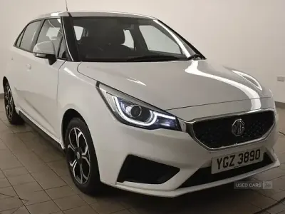Used MG MG3 Excite 106 HP (77 kW) 2022 White Hatchback