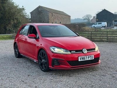 Used VW Golf VII GTD 2017 Red Hatchback