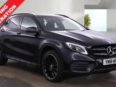 Used Mercedes GLA220 AMG line 177 HP (130 kW) 2018 Black SUV