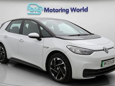 Used VW ID.3 Pure 110 kW (150 HP) 2021 White Hatchback