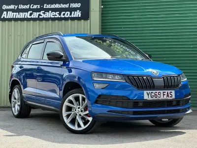 Used Skoda Karoq SportLine 150 HP (110 kW) 2020 Blue SUV