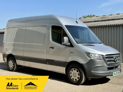Used Mercedes E-Sprinter Progressive 85 kW (116 HP) 2021 Silver Van
