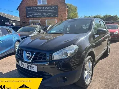 Begagnad Nissan Qashqai Acenta 117 HK (86 kW) 2011 Svart SUV