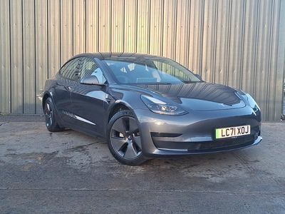 Grey Used 2021 Tesla Model 3 Standard Range Sedan | £19,498 (Fair price)