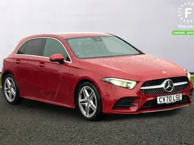 Begagnad Mercedes A180 Executive 136 HK (100 kW) 2020 Röd Halvkombi