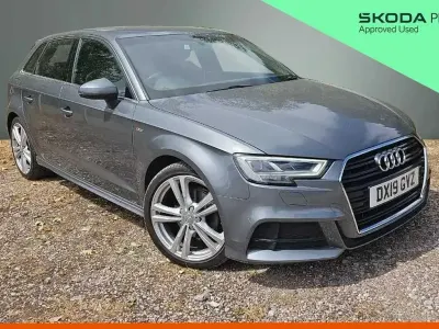 Used Audi A3 S-Line 113 HP (83 kW) 2019 Grey Sedan