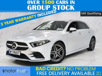 Used Mercedes A180 AMG line 116 HP (85 kW) 2019 Silver Hatchback