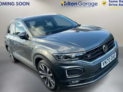 Usado VW T-Roc R-line 150 CV (110 kW) 2020 Gris SUV