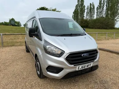 Used Ford Transit Custom 130 HP (95 kW) 2018 Silver Van