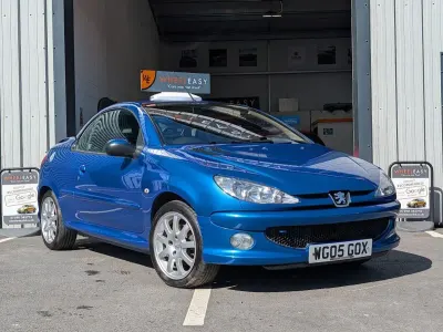 Used Peugeot 206 Allure 2005 Blue Cabriolet