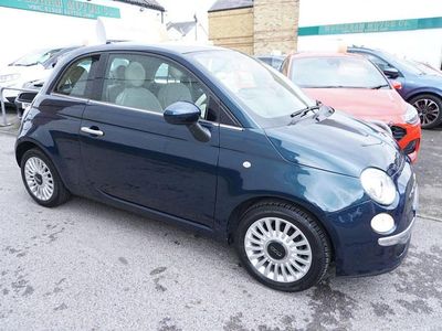 Used Fiat 500 Lounge 69 HP (50 kW) 2012 Blue Hatchback