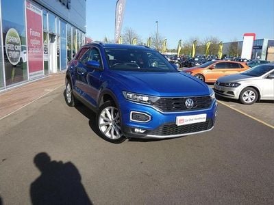 Usado VW T-Roc SEL 150 HP (110 kW) 2019 Azul SUV