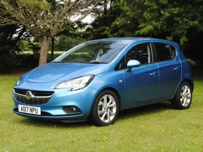Used Vauxhall Corsa 90 HP (66 kW) 2017 Blue Hatchback