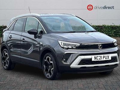 Used Vauxhall Crossland SRi 130 HP (95 kW) 2021 Grey SUV