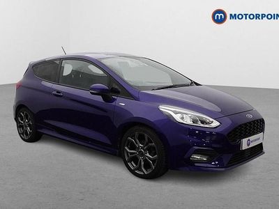 Blue Used 2018 Ford Fiesta ST-Line Hatchback | £10,299 (Fair price)