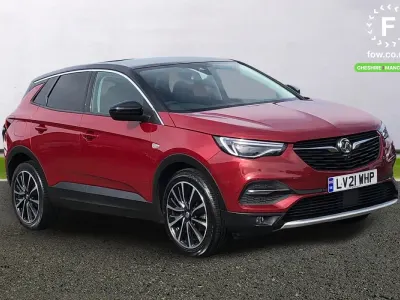 Used Vauxhall Grandland X Ultimate 179 HP (131 kW) 2021 Red SUV