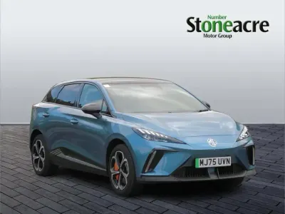 Ny MG MG4 EV 319 kW (435 HK) 2026 Blå Halvkombi