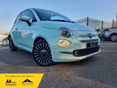 Used Fiat 500 Lounge 69 HP (50 kW) 2017 Green Hatchback