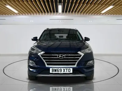 Usado Hyundai Tucson SE 136 HP (100 kW) 2019 Azul SUV