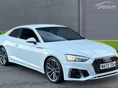 White Used 2022 Audi A5 S-Line Coupe | £23,249 (Good price)