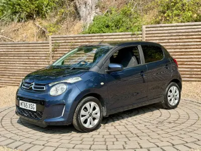 Used Citroën C1 Flair 68 HP (50 kW) 2015 Blue Hatchback