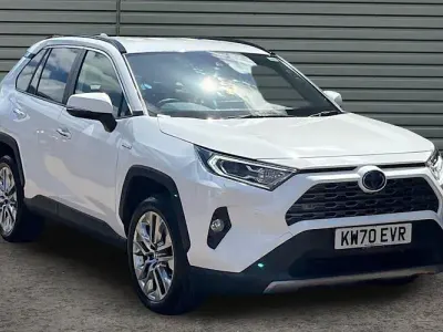 Used Toyota RAV4 Hybrid 218 HP (160 kW) 2021 White SUV