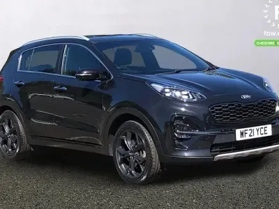 Używany Kia Sportage GT-Line 136 KM (100 kW) 2021 Czarny SUV