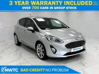 Käytetty Ford Fiesta Titanium 100 HP (73 kW) 2019 Hopea Viistoperä