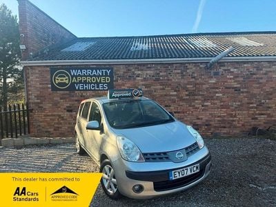 Begagnad Nissan Note SE 110 HK (80 kW) 2007 Silver Halvkombi