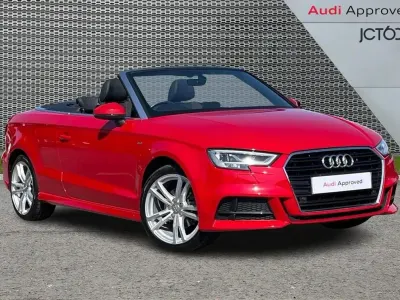 Used Audi A3 Cabriolet S-Line 147 HP (108 kW) 2020 Red Cabriolet