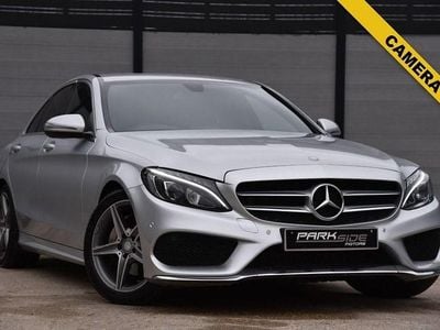 Used Mercedes C220 AMG line 170 HP (125 kW) 2017 Silver Sedan