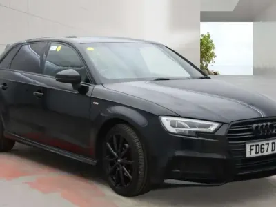 Used Audi A3 Sportback Black Edition 150 HP (110 kW) 2017 Black Hatchback