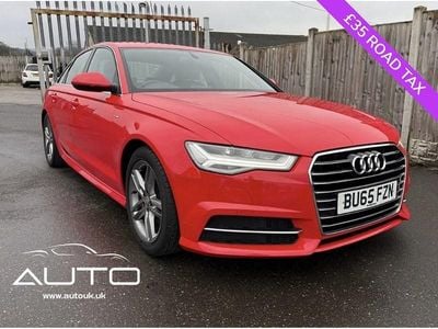 Used Audi A6 S-Line 190 HP (139 kW) 2015 Red Sedan