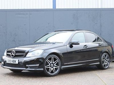 Black Used 2013 Mercedes C250 AMG Sedan | £5,795 (Fair price)